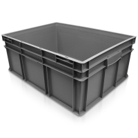 Pack of 12 - 134 Litre Rako Euro Stacking Containers 800x600