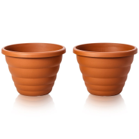 Pack of 2 - Beehive 32cm Round Plant Pot