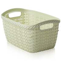 3 Litre Knitted Effect Plastic Basket 