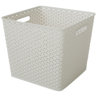 Pack of 3 - My Style 25 Litre Square Rattan Style Box