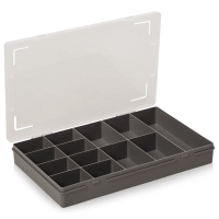 29cm (3.03) Upcycled 13 Compartment Plastic Organiser Box