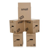Pack of 5 - Small Cardboard Packing Boxes 
