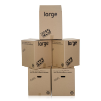 Pack of 5 - Large Cardboard Packing Boxes