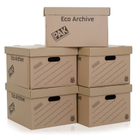 Pack of 5 - Eco Archive Cardboard Boxes