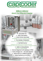 Bench Top Filling and Capping Machines For E-Cigs