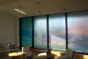 Interior Film On Glass Wall Screening