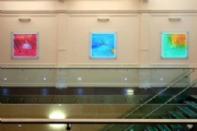 Backlit Wall Mounted Glass Art Panels