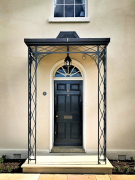 Regency Porch with Traditional Roof Frame