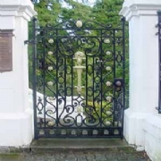 wrought and Cast Iron Ornamental Park Gates