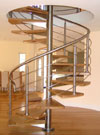 Stainless steel stair balustrade