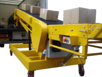 Used Mobile Belt Loading Conveyor For Packaging Manufacturing