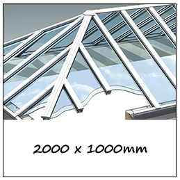  Traditional Roof Lantern - 2000 x 1000mm