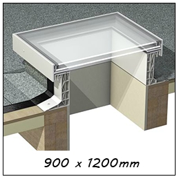 EG R16 - Glass Roof Skylights (1040mm x 1340mm Double Glazed)