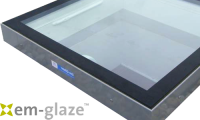 EGS2 - 600 x 600mm Whitesales Em-Glaze Flat Glazed Rooflight