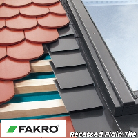 FAKRO EPJ Recessed Plain Tile Flashing