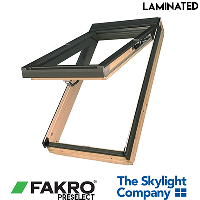 FAKRO PreSelect Rooflight - FPP-V P2 Dual Top Hung Roof Window - Laminated