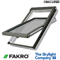 FAKRO Window - FTW O2 - White Painted Centre Pivot (Obscure)