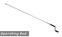 Operating Rod - 1.5m, 2.0, and 3.0m