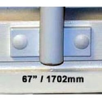 Window Security Bars - Face Fix - Telescopic Adaptabar 67 to 79 inches (1702-2007mm)
