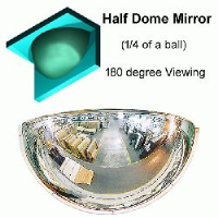 Vialux Half Dome Mirrors - choice of sizes