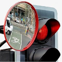 Vialux Cyclist Safety Convex Mirror