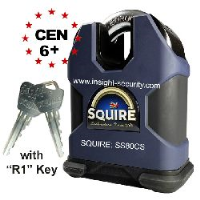Squire SS80CS High Security R1 Restricted Key Ultimate Padlock