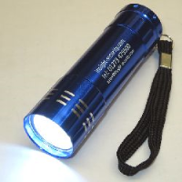 Super Bright Pocket Rocket 9 LED Torch (operates from 3 x AAA batteries - supplied)
