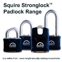 Squire Stronglock Padlocks - Choice of size and type