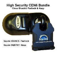 Squire STH1 Padbar and SS65CS Padlock CEN6 Bundle