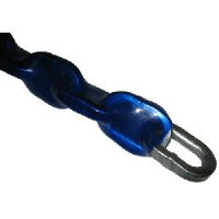 10mm Square Link Through Hardened Security Chain - 1.0 metre