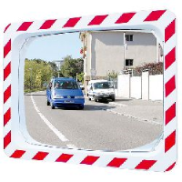 Rectangular Traffic Mirror Vialux R-W Frame - choice of sizes