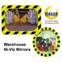 Warehouse Mirrors Yellow-Black framed - choice of sizes