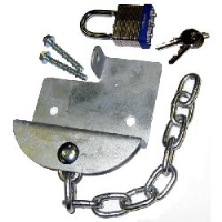 Wheelie Bin Lock - chain length 1.0 metre (fixings and 40mm padlock included)