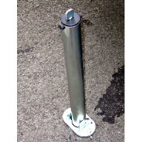 Fold down parking post - padlocking model (50mm - incl.padlock excl.fixings)