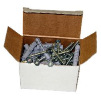 Security Fixings Pack for up to 12 Adaptabars (50 each; wall plugs / security screws)