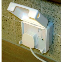 Socket Pro -Safety Cover (Hinged Clip-Lid) - for Single 13a Socket
