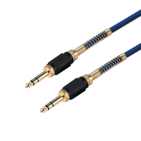 Balanced Patch Cable - Stereo Jack Gold Plated - 0.5 metre