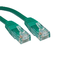 Cat6 RJ45 UTP Network Patch Cable - Ethernet - Green - 0.5m