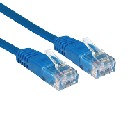 Cat6 Flat LSoH RJ45 UTP Network Patch Cable - Ethernet - Blue - 0.5m