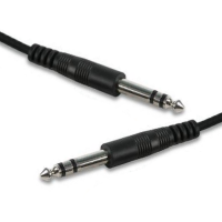 Stereo (6.3mm) Jack Lead - 1m