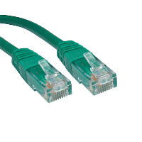 Cat6 UTP Network Lead - Ethernet - Green - 1m