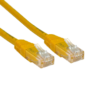 Cat6 UTP Network Lead – Ethernet – Yellow – 2m