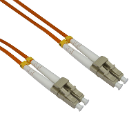 Dual Fibre Optic Network Cable - LC to LC - OM2 - 1m