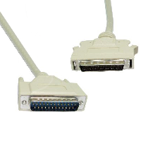 SCSI II 50HD male to 25D - 1m