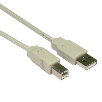USB2 Lead - A Plug - B Plug - 1m