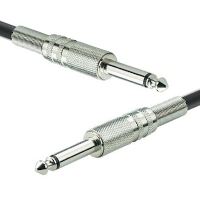 Mono Jack (6.3mm) Lead - Metal Connectors - 1.5m