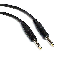 Mono Jack (6.3mm) Lead - Instrument Lead - Neutrik Style - Metal Connectors - 10m