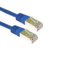 Cat5e Network Patch Lead - Shielded - Blue - 10m