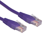 Cat5e RJ45 UTP Network Patch Cable - Ethernet - Violet - 10m