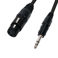 XLR Female to Stereo Jack (6.3mm) Lead - 10m